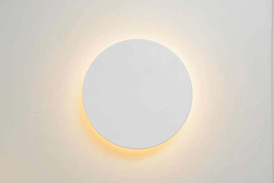 Lucide EKLYPS LED - Wandleuchte - Ø 15 cm - LED - 1x7W 3000K - Weiß - Atmosphäre 2